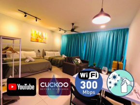 Trefoil Studio Fast Internet, 2 minutes to Setia City Mall n SCCC Setia Alam 1-4 Pax